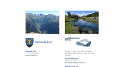 Desktop Screenshot of binn.ch